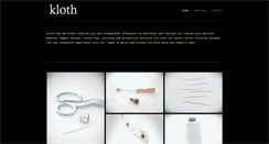 Desktop Screenshot of klothdesigns.com